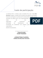 Certificado de Participação