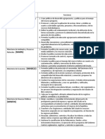 Funciones de Los Ministerios y Secretarias de Estado