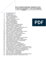 Cicloalquenos y Cicloalquinos Estructura