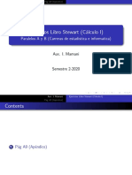 Ejercicios Libro Stewart (Cálculo I) : Paralelos A y B (Carreras de Estadistica e Informatica)