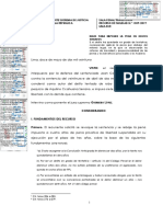 RN 1309 2019 Determinación de Pena en Delito Tentado, Reduce 5 Años