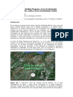 Potencial Minero Del Bajo Parguaza, Al Sur de Venezuela: Depósitos de Coltán, Caolín y Rocas Ornamentales Verdes.