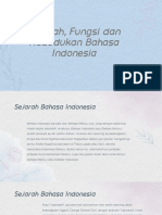 Sejarah Bahasa Indonesia