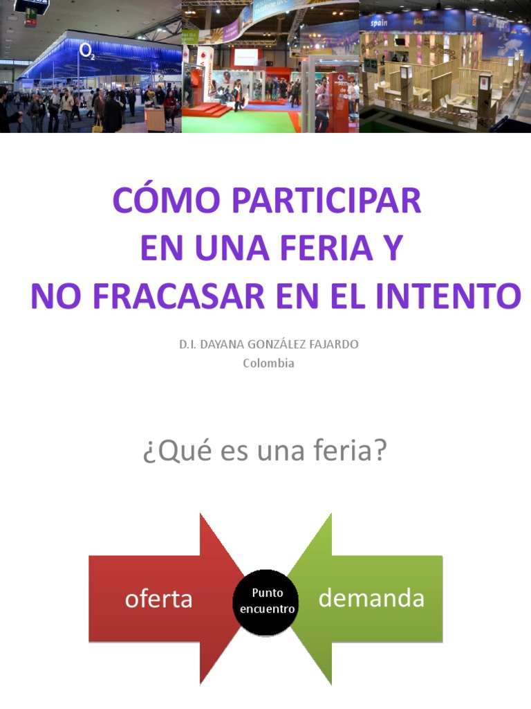 Guía para Participar en Ferias Exitosamente | PDF | Mercado (economía ...