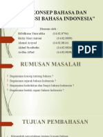 Konsep Bahasa Dan Fungsi Bahasa Indonesi