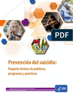 Prevencion Del Suicidio Paquete Técnico de Politicas Programas y Practicas