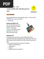 App Inventor + Iot: Control RGB Led With Micro:Bit I/O Pins: Level: Advanced