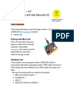 App Inventor + Iot: Control RGB Led With Micro:Bit I/O Pins: Level: Advanced