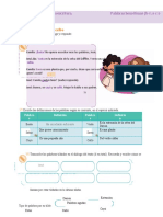 Tarea de Palabras Homofonas. Del Cuadernillo