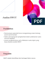 Analisa SWOT