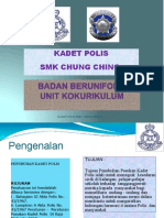 Uniform Dan Pangkat Kadet Polis SMKCC