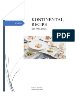 Resep Kontinental