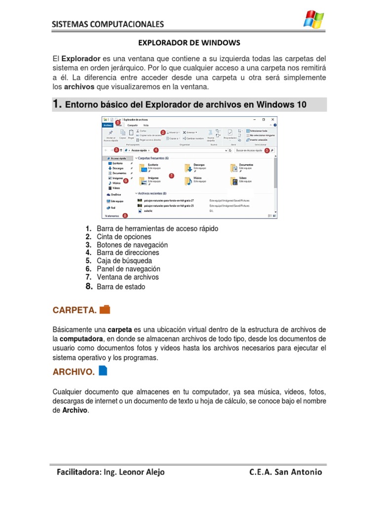 Actividades de Windows b1 | PDF | Archivo de computadora | Windows 10