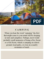 Essential gear and skills for camping