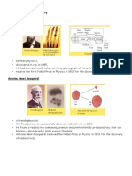 Radioactivity Discovery and Types in 40 Characters