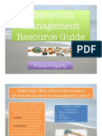 Classroom Management Resource Guide