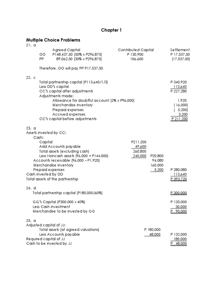 (Solution Answers) Advanced Accounting by Dayag, Version 2017 Chapter