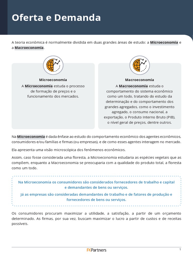 Princípios de Oferta e Demanda Econômica | PDF | Demanda | Microeconomia