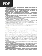 Anesthesia Barash Key Points Chapter 1-9