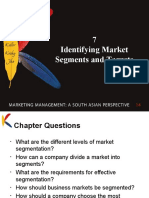 7 Identifying Market Segments and Targets