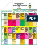 FIRST Midterm Schedule 2019 - 2020