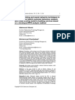 2016 - Alborzi, Khanbabaei - Using Data Mining and Neural Networks Techniques To Propose A New Hybrid Customer Behaviour Analysis and CR