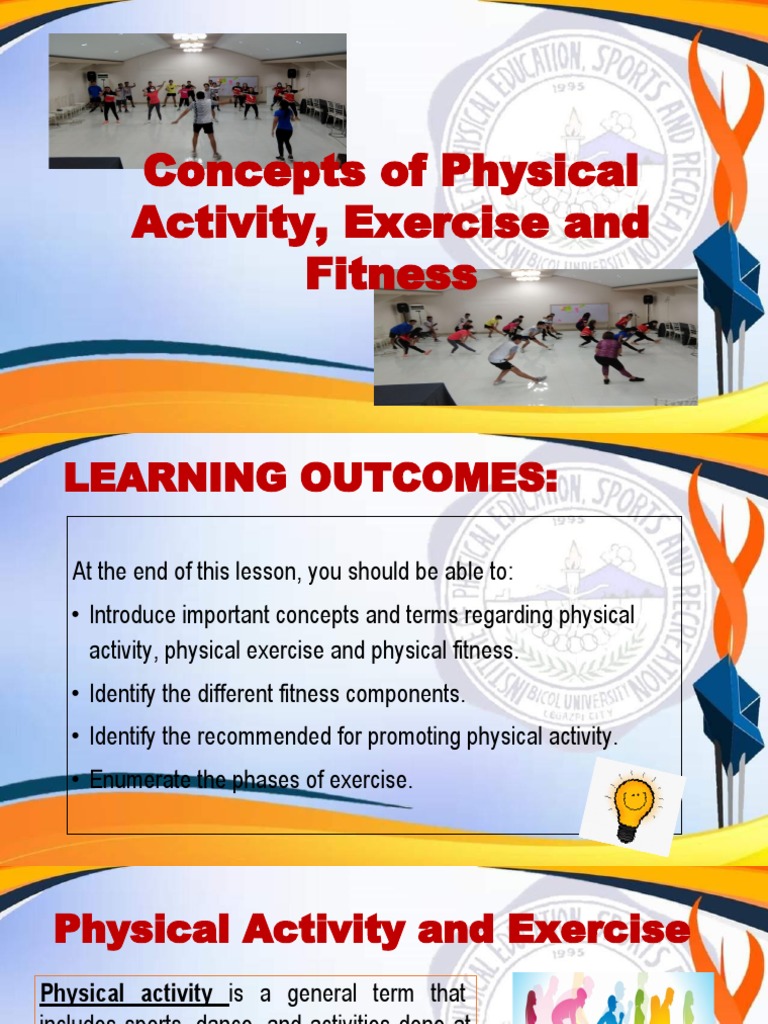 Concepts of Physical Activity, Exercise and Fitness | PDF | Physical ...