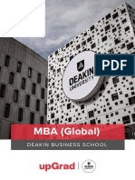 MBA (Global) : Deakin Business School