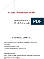 Unit 1 Introduction To Instrumentation-Part 1