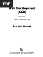 Web Development Practical Book Vocational Course 660