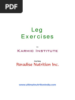 Leg Exercises: Karmic Institute