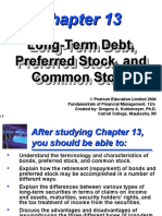 Long-Term Debt, Preferred Stock, and Common Stock Long-Term Debt, Preferred Stock, and Common Stock