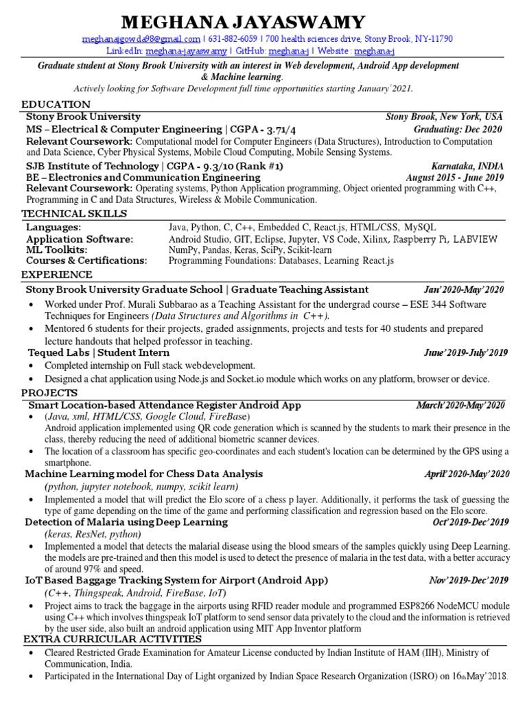 Actively Looking For Software Development Full Time Opportunities ...