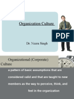 Organization Culture: Dr. Neera Singh