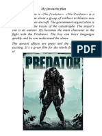 My Favourite Film Is The Predator . The Predator