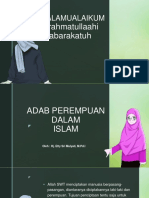 ADAB PEREMPUAN DALAM ISLAM Fix