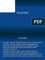 VALIDASI