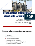 Preoperative Preparation of Patients For Surgery 160218143916