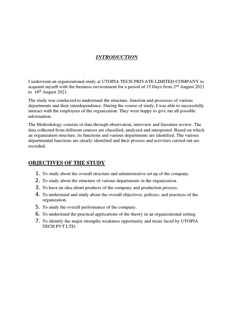 Utopia Tech Pvt Ltd: Company Overview | PDF | Data | Business