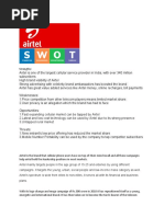 SWOT Analysis | PDF | Brand | Popular Culture & Media Studies