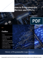 Introduction To Programmable Logic Devices and Fpgas: - by Sparsh Sharma 11815030 Ec-2