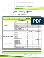 Lacson Jshs Faculty Workload 2nd Sem 2020-2021