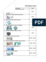 Perbandingan Surgical Mask 4 Ply: No. Nama Produk Harga