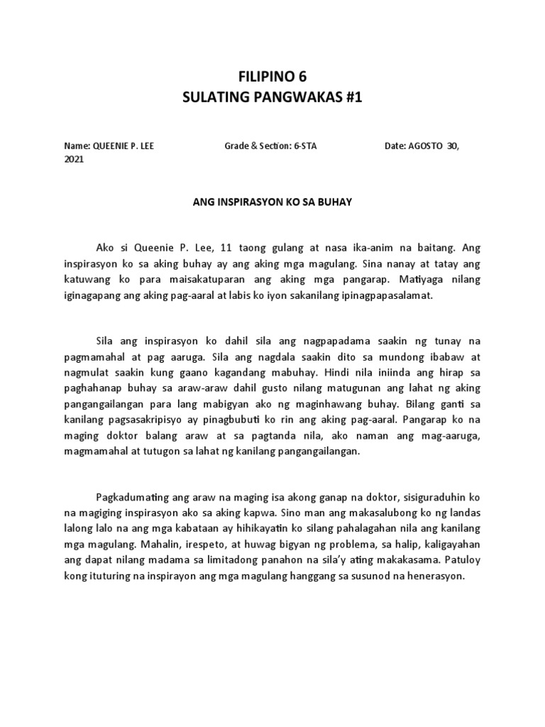 sulating pangwakas and formal theme - Buy sulating pangwakas and
