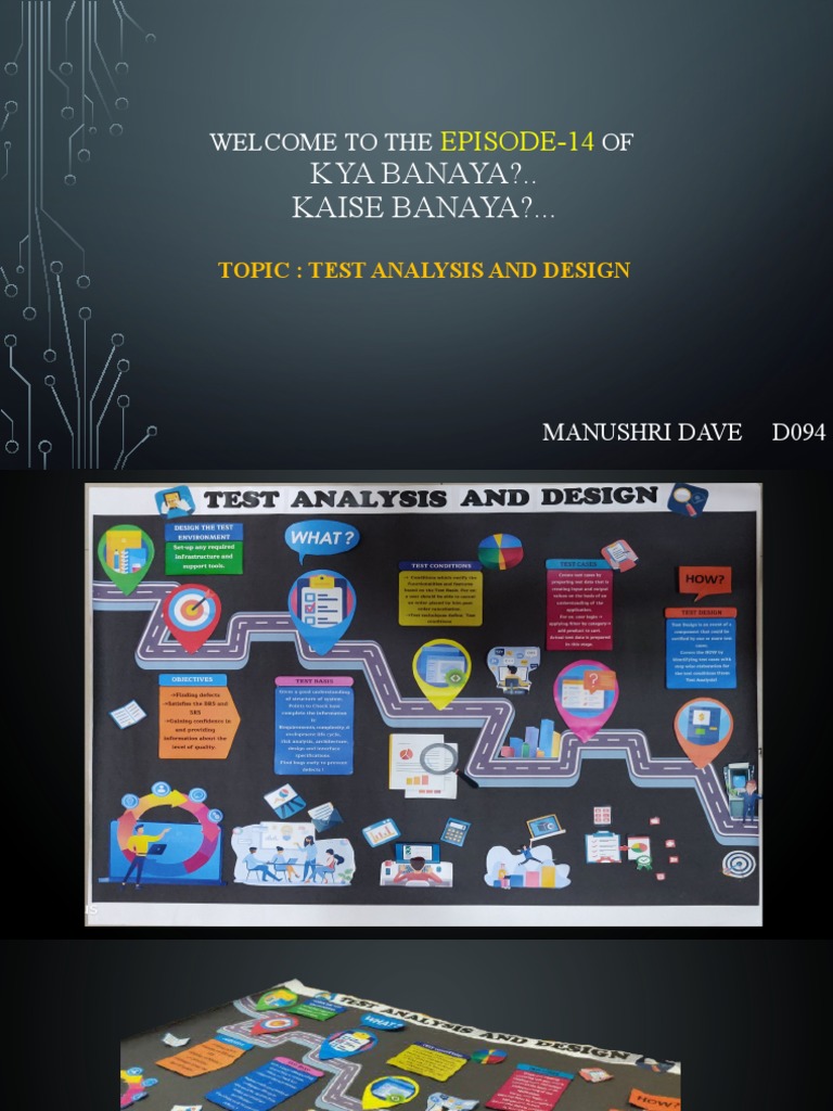 POSTERTest Analysis and Design PDF