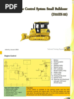 Engine Control System Small Bulldozer (D21EX-22) : Technical Training Departement