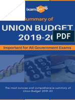 Union Budget of India 2019-20
