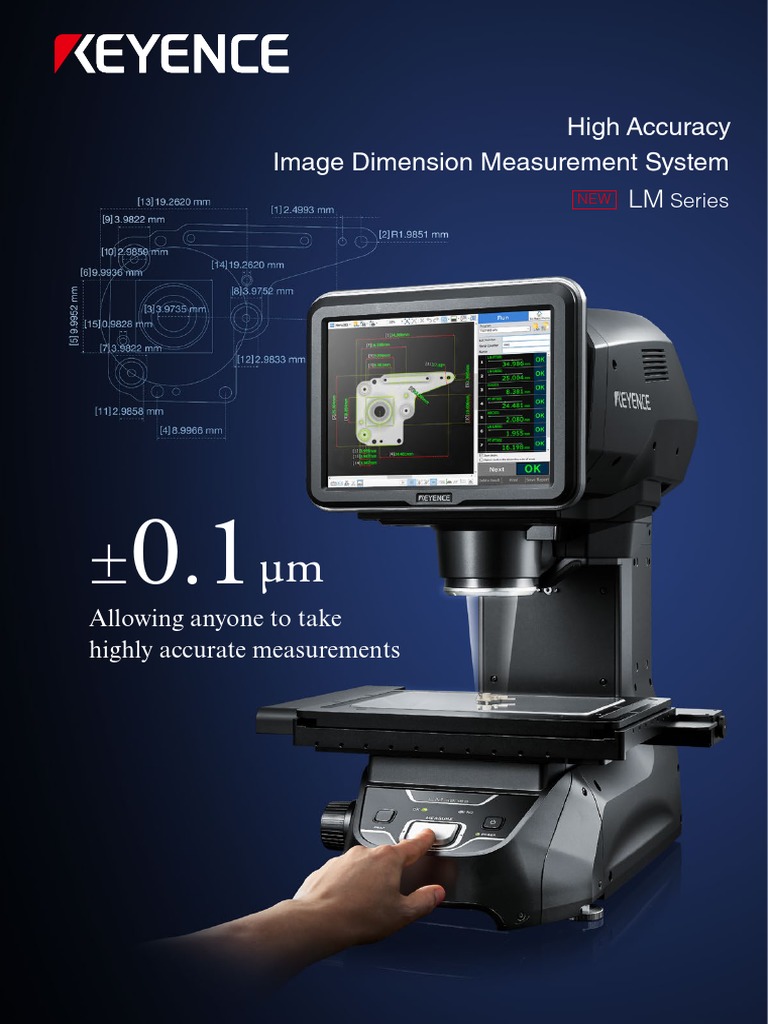 High Accuracy Image Dimension Measurement System LM Allowing Anyone To