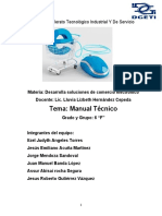 Manual Tecnico PIZZAS