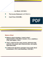 The Balance Sheet (재무제표) The Income Statement (손익계산서) Cash Flow (현금흐름)